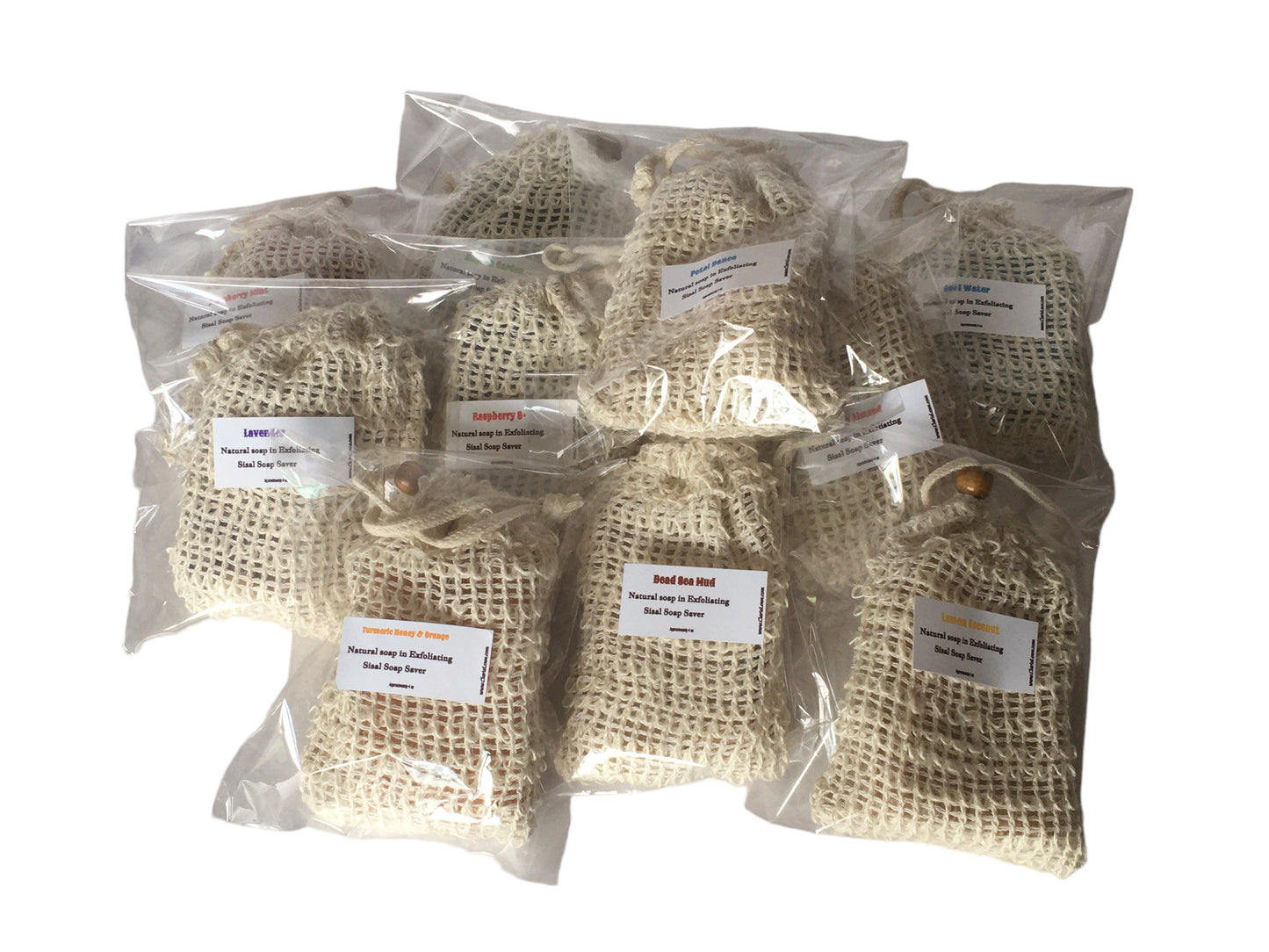 Natural Soap in Sisal Soap Saver