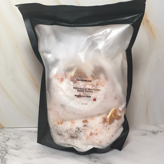 Bath Time                                                                                                   * Herbals BATH SALTS ~ Magnesium Soak